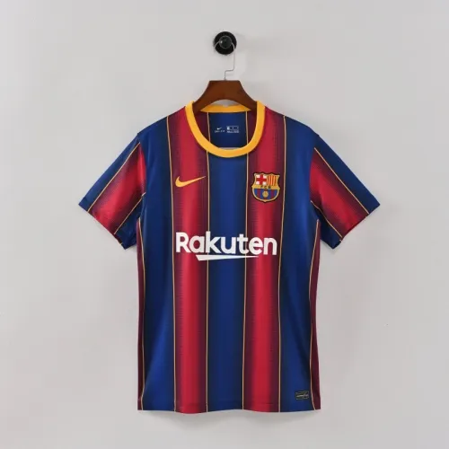 Retro Barcelona Jersey 2020-21 Home Football Kit Soccer Jersey