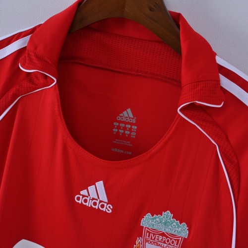 Retro Liverpool Jersey 2006-07 Home Football Kit Soccer Jersey