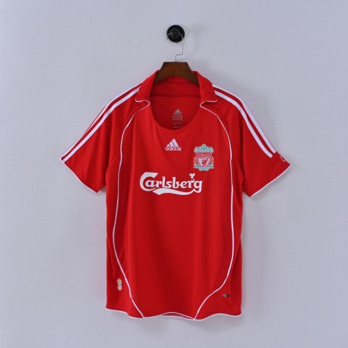 Retro Liverpool Jersey 2006-07 Home Football Kit Soccer Jersey