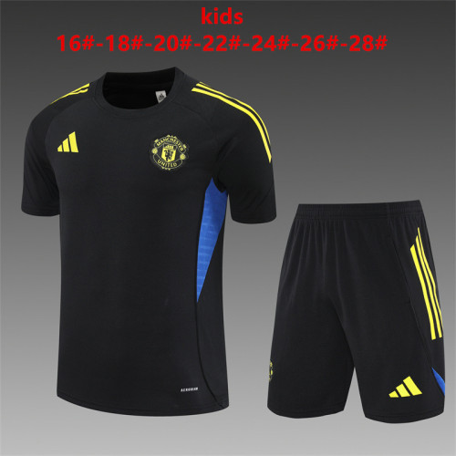 Kids Manchester United Training Tracksuits 25/26 Football Kit Soccer Jersey