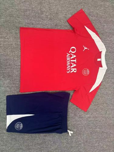 Kids PSG Training Tracksuits 25/26 Football Kit Soccer Jersey