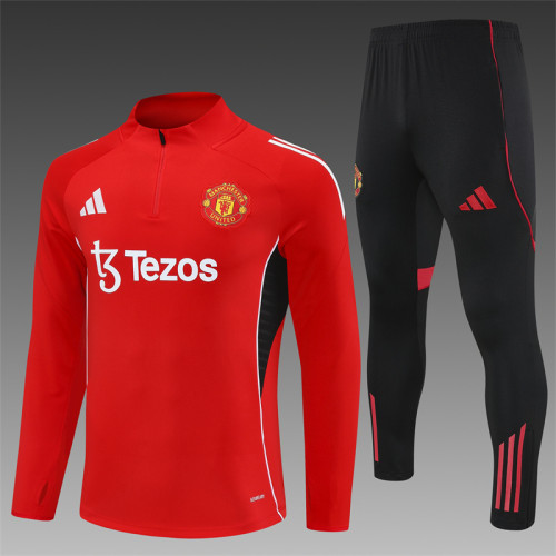 Manchester United Training Tracksuits 25/26 Football Kit Soccer Jersey