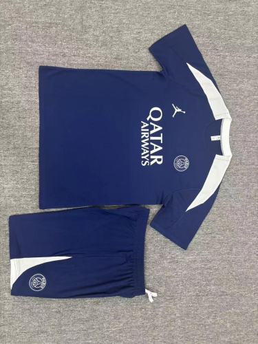 Kids PSG Training Tracksuits 25/26 Football Kit Soccer Jersey