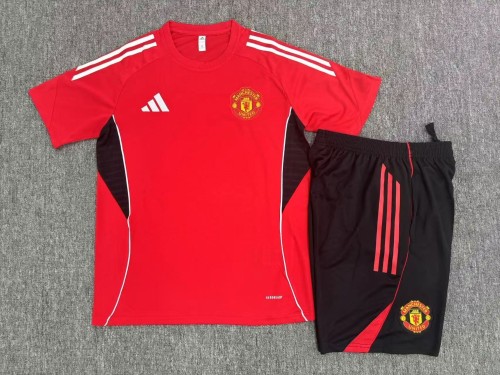 Kids Manchester United Training Tracksuits 25/26 Football Kit Soccer Jersey