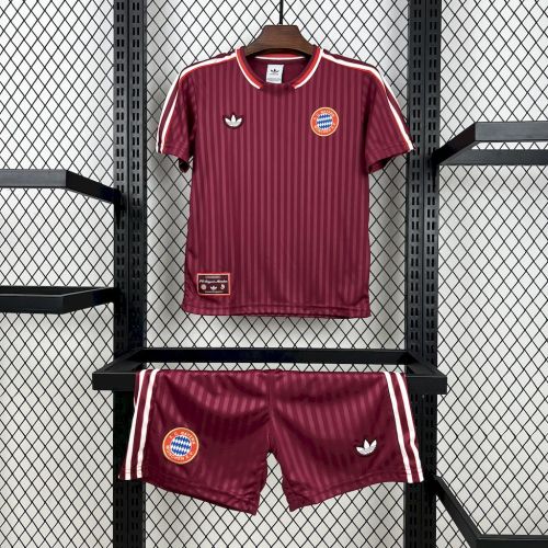 Kids Bayern Munich Jersey 25/26 Terrace Icons Football Kit Soccer Jersey