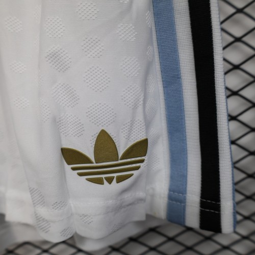 Player Version Argentina Shorts 2025 Black Football Kit Soccer Shorts