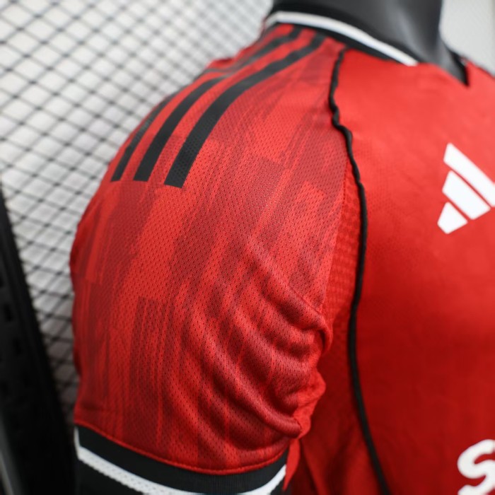Player Version Man United Jersey 25/26 Home Football Kit Soccer Jersey