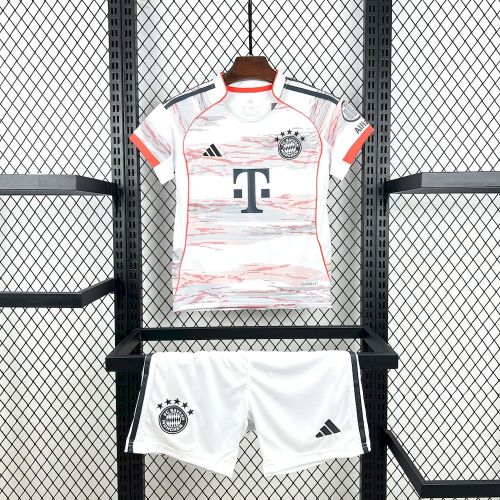 Kids Bayern Munich Jersey 25/26 Away Football Kit Soccer Jersey