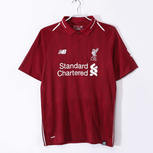 Retro Liverpool Jersey 2018-19 Home Football Kit Soccer Jersey