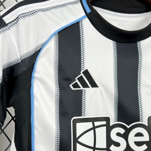 Kids Newcastle United Jersey 25/26 Home Football Kit Soccer Jersey