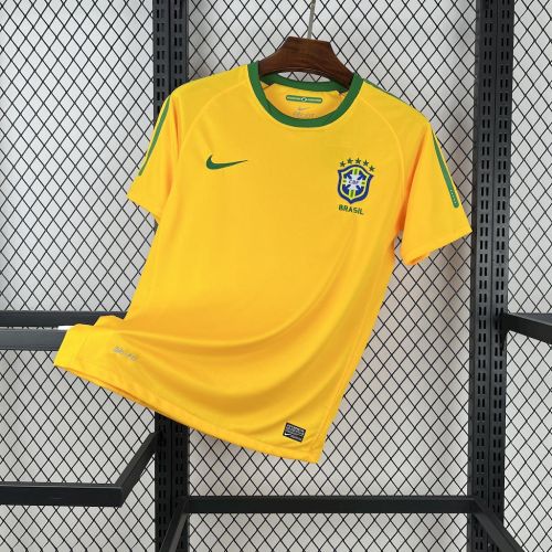 Retro Brazil Jersey 2010 Home Football Kit Soccer Jersey