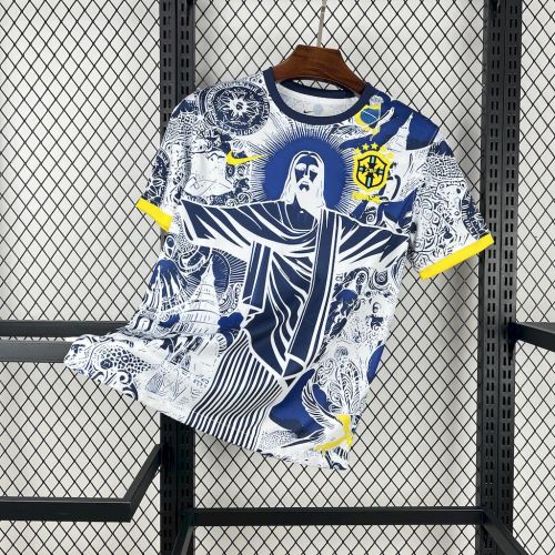 Brazil Jersey 2025 Jesus Special Football Kit Soccer Jersey
