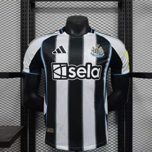 Player Version Newcastle United Jersey 25/26 Home Football Kit Soccer Jersey