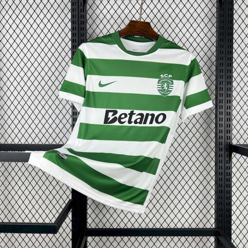 Sporting CP Jersey 25/26 Home Football Kit Soccer Jersey