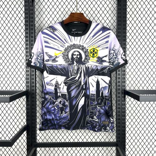 Brazil Jersey 2025 Jesus Special Football Kit Soccer Jersey
