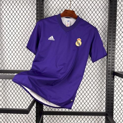 Retro Real Madrid Jersey 2002-03  Third Reversible Double-sided Football Kit Soccer Jersey