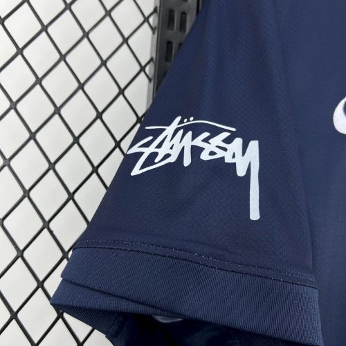 Paris Saint-Germain Jersey 24/25 Home-Stussy PSG Football Kit Soccer Jersey