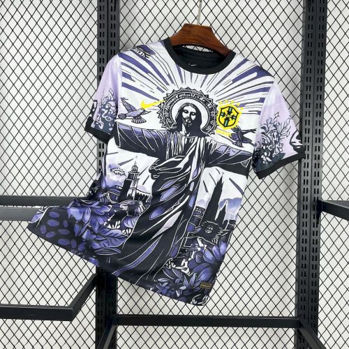 Brazil Jersey 2025 Jesus Special Football Kit Soccer Jersey