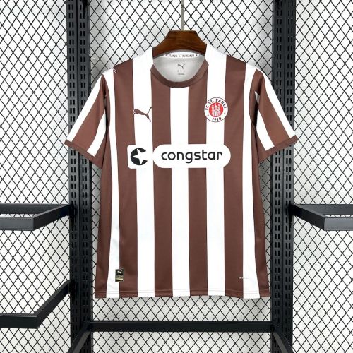 St Pauli Jersey 25/26 Home Football Kit Soccer Jersey
