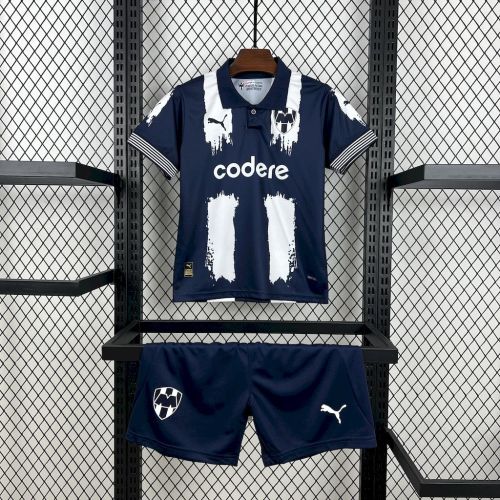 Kids Monterrey Jersey 25/26 Home Football Kit Soccer Jersey