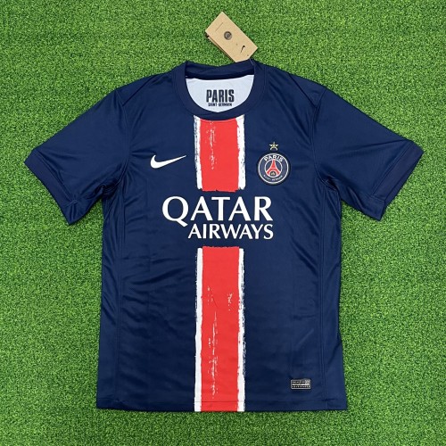 PSG Jersey 24/25 Home Champions League Winner Football Kit Soccer Jersey