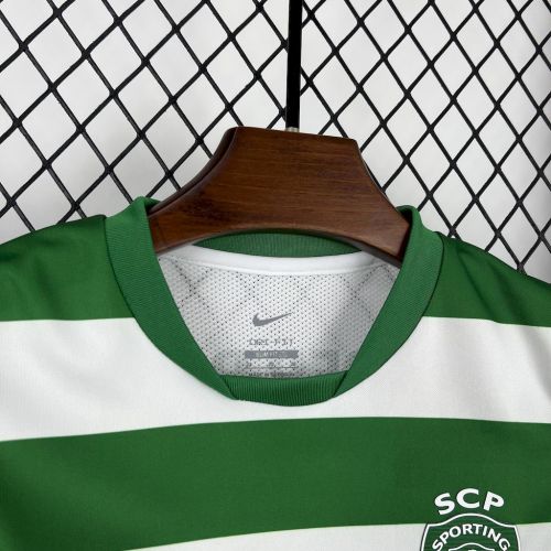 Kids Sporting CP Jersey 25/26 Home Football Kit Soccer Jersey