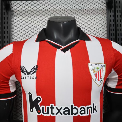 Player Version Athletic Bilbao Jersey 25/26 Home Football Kit Soccer Jersey