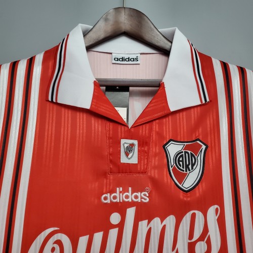Retro River Plate Jersey 1995-96 Away Football Kit Soccer Jersey