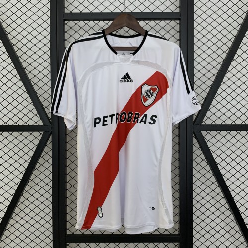 Retro River Plate Jersey 2006-07 Home Football Kit Soccer Jersey