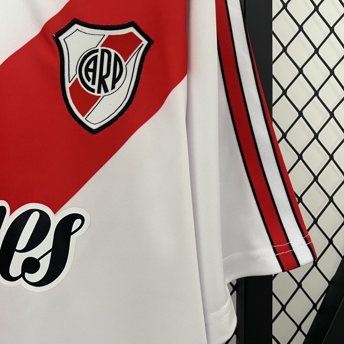 Retro River Plate Jersey 1998-99 Home Football Kit Soccer Jersey