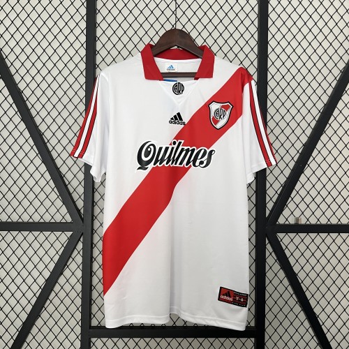Retro River Plate Jersey 1998-99 Home Football Kit Soccer Jersey