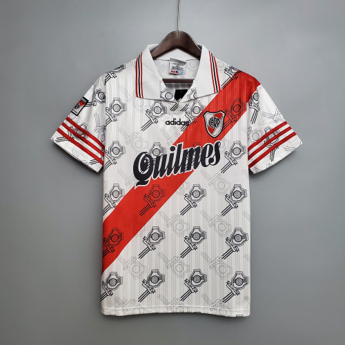 Retro River Plate Jersey 1995-96 Home Football Kit Soccer Jersey