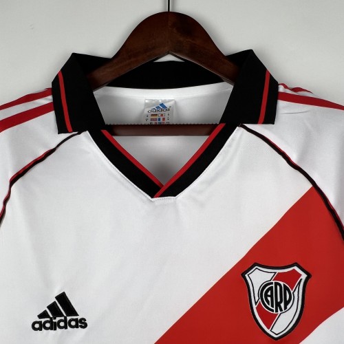 Retro River Plate Jersey 2000-01 Home Football Kit Soccer Jersey