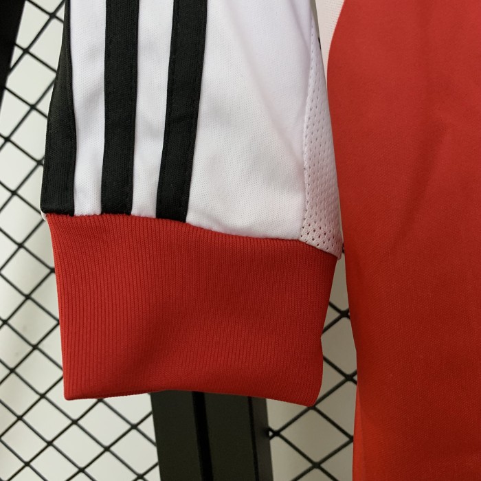 Retro River Plate Jersey 2013-14 Home Long Sleeves Football Kit Soccer Jersey
