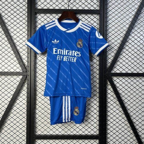 Kids Real Madrid Jersey 25/26 Third Football Kit Soccer Jersey