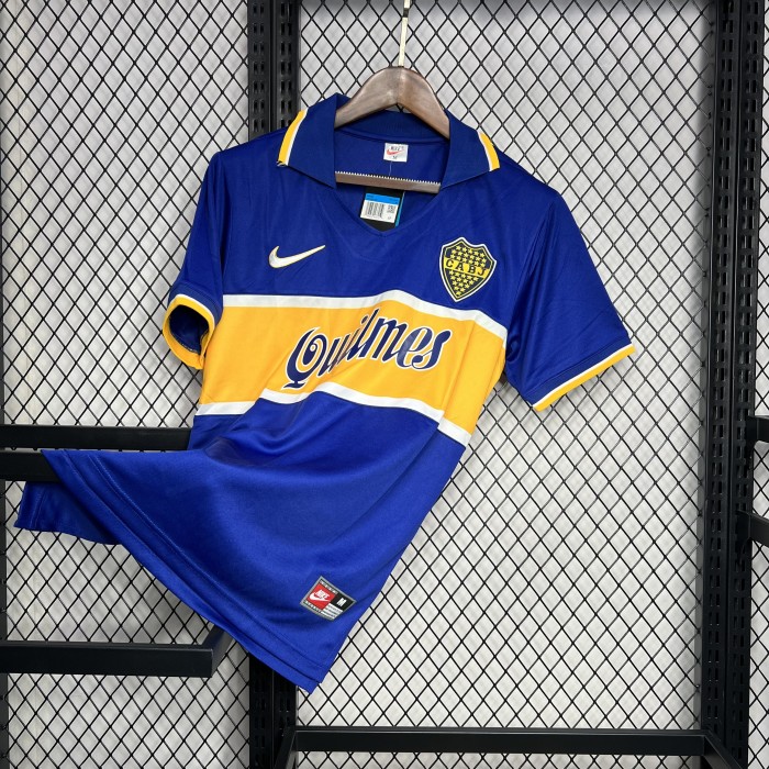 Retro Boca Juniors Jersey 1996-97 Home Football Kit Soccer Jersey