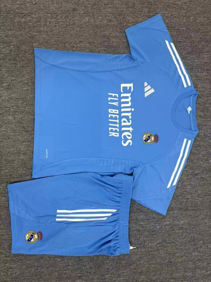 Kids Real Madrid Training Tracksuits 25/26 Football Kit Soccer Jersey