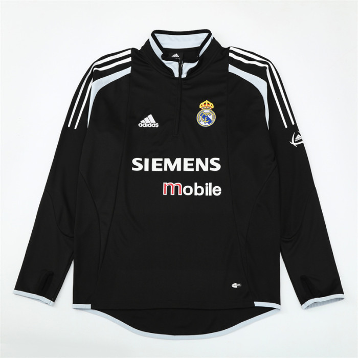Retro Real Madrid Training Tracksuits 2004-05 Football Kit Soccer Jersey