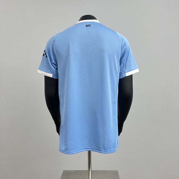 Fans Version Manchester City Jersey 25/26 Home Club Football Kit Soccer Jersey