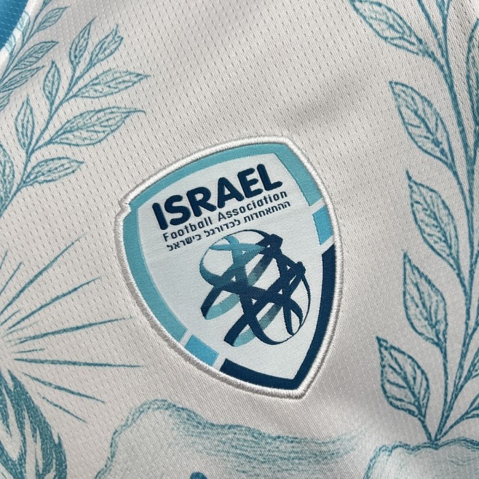 Fans Version Israel Jersey 2025 White Football Kit Soccer Jersey