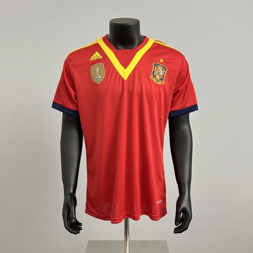 Retro Spain Jersey 2013 Home Football Kit Soccer Shirt