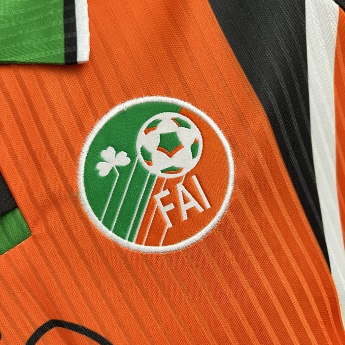 Retro Ireland Jersey 1997 Orange Football Kit Soccer Jersey