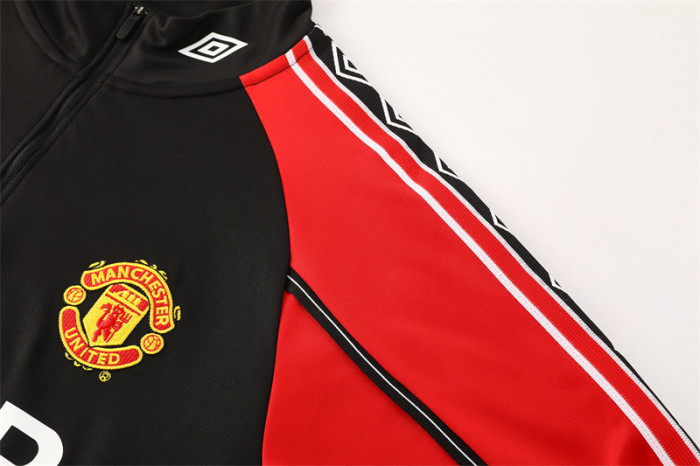 Retro Man United Training Tracksuits 1998-99 Football Kit Soccer Jersey