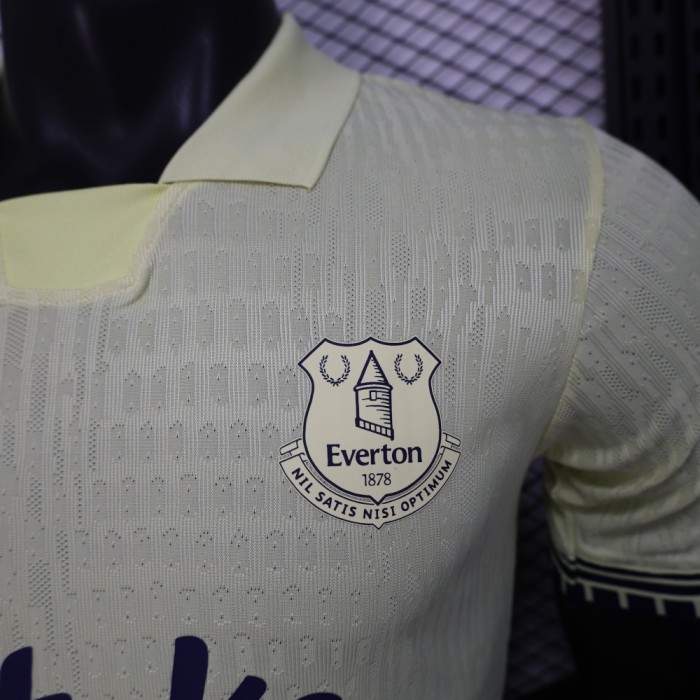 Player Version Everton Jersey 25/26 Away Football Kit Soccer Jersey
