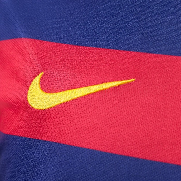 Barcelona Jersey 2015-16 Home Retro Kit Long Sleeves