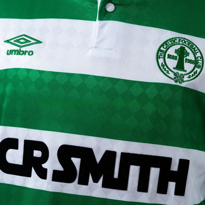 Celtic Jersey 1987-89 Home Retro Kit Long Sleeves