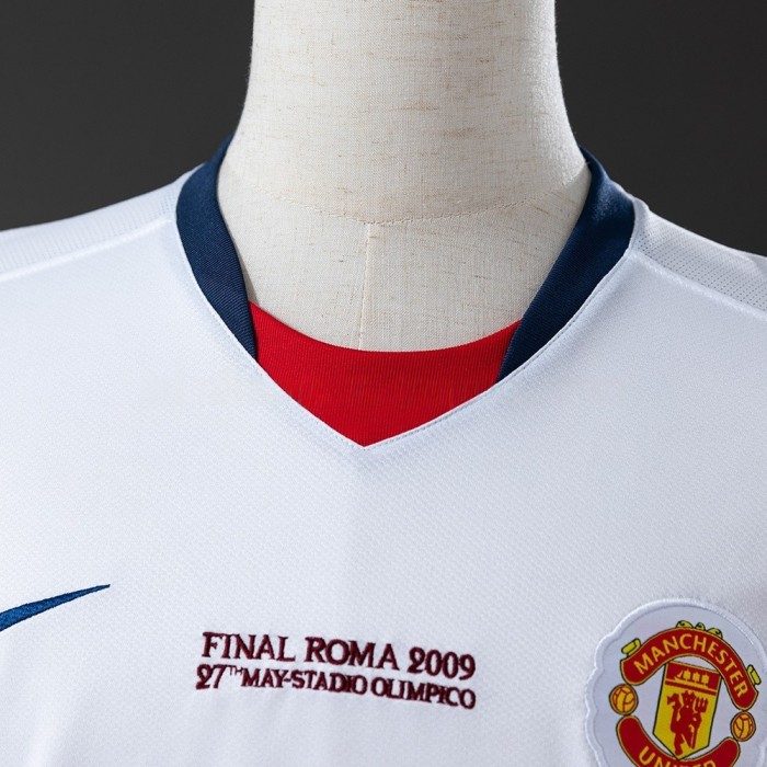 Man United Jersey 2008-09 Away Retro Kit Long Sleeves