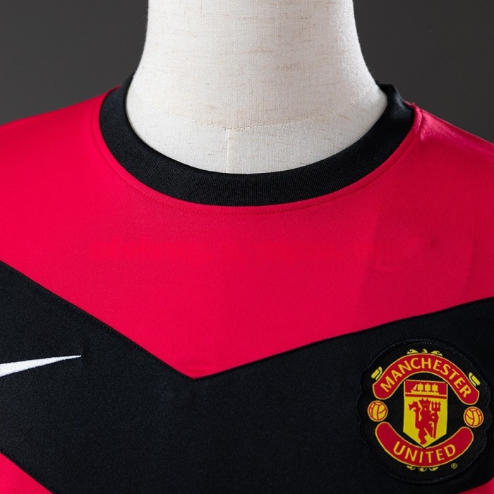 Man United Jersey 2009-10 Home Retro Kit Long Sleeves