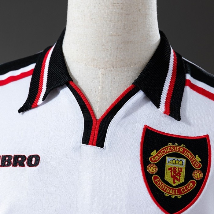 Man United Jersey 1998-99 Away Retro Kit Long Sleeves