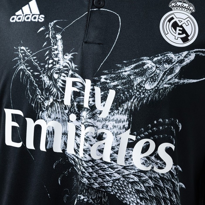 Real Madrid Jersey Third Kit 2014 2015 Retro Long Sleeves